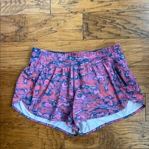 Lululemon Athletica Pink Athletic Shorts with Relaxed Fit